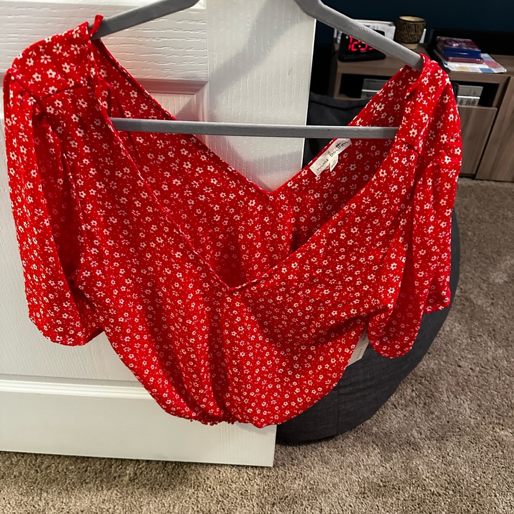 Flower printed blouse